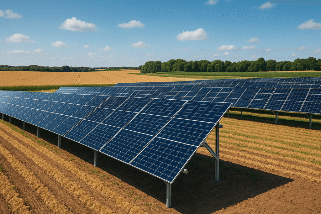 montage au sol zones agricoles fondations vissées